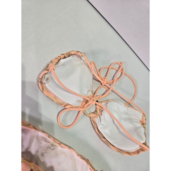 Victoria Secret Bikini Y2k Peach and Gold Chain - Picture 7 of 7